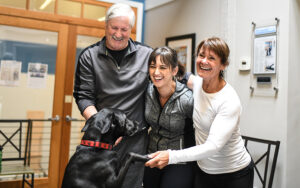 Bodie shaking hands with Client